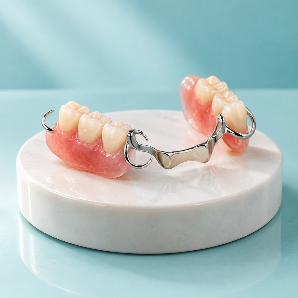 Prótesis dental parcial como representación de rehabilitación oral